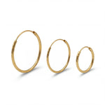 Creole Luma mit Diamantschliff - Ohrringe - eva før