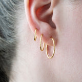 Creole Luma mit Diamantschliff - Ohrringe - eva før