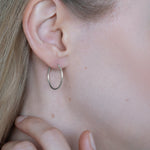 Creole Luma mit Diamantschliff - Ohrringe - eva før