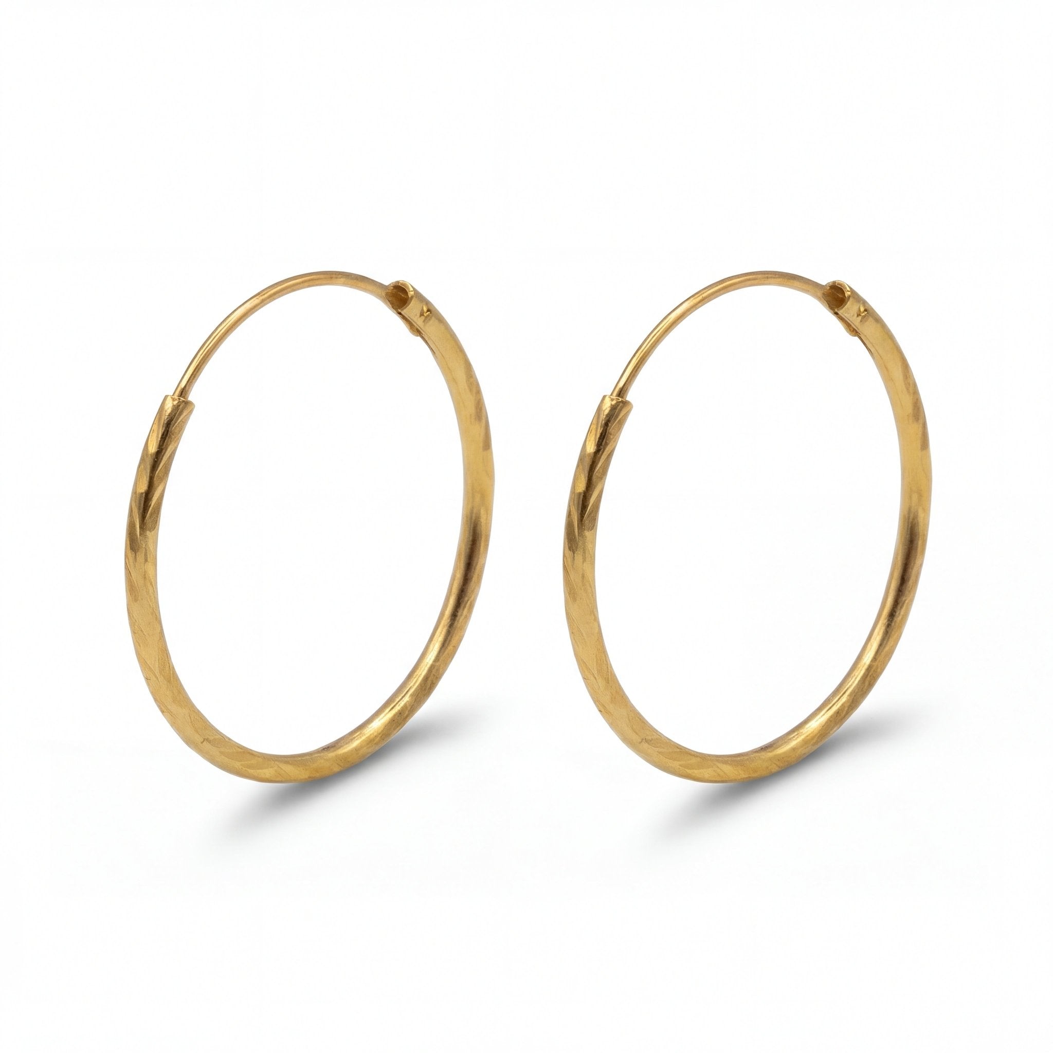 Creole Luma mit Diamantschliff - Ohrringe - eva før