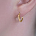 Gehämmerte Creole Alva Mini - Ohrringe - eva før