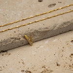 Kette Cirra mit Buchstabenanhänger Milo - Anhänger - eva før