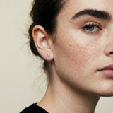 Mini Heart Studs Yara with Diamond - Ohrstecker - eva før