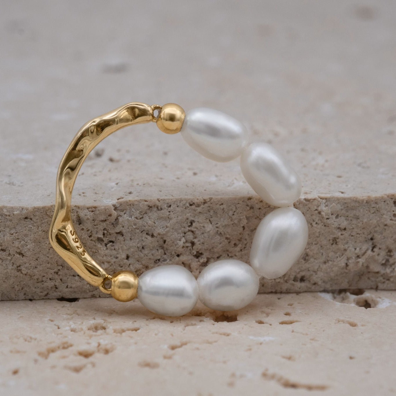 Perlenring Sanna • onesize - Ringe - eva før