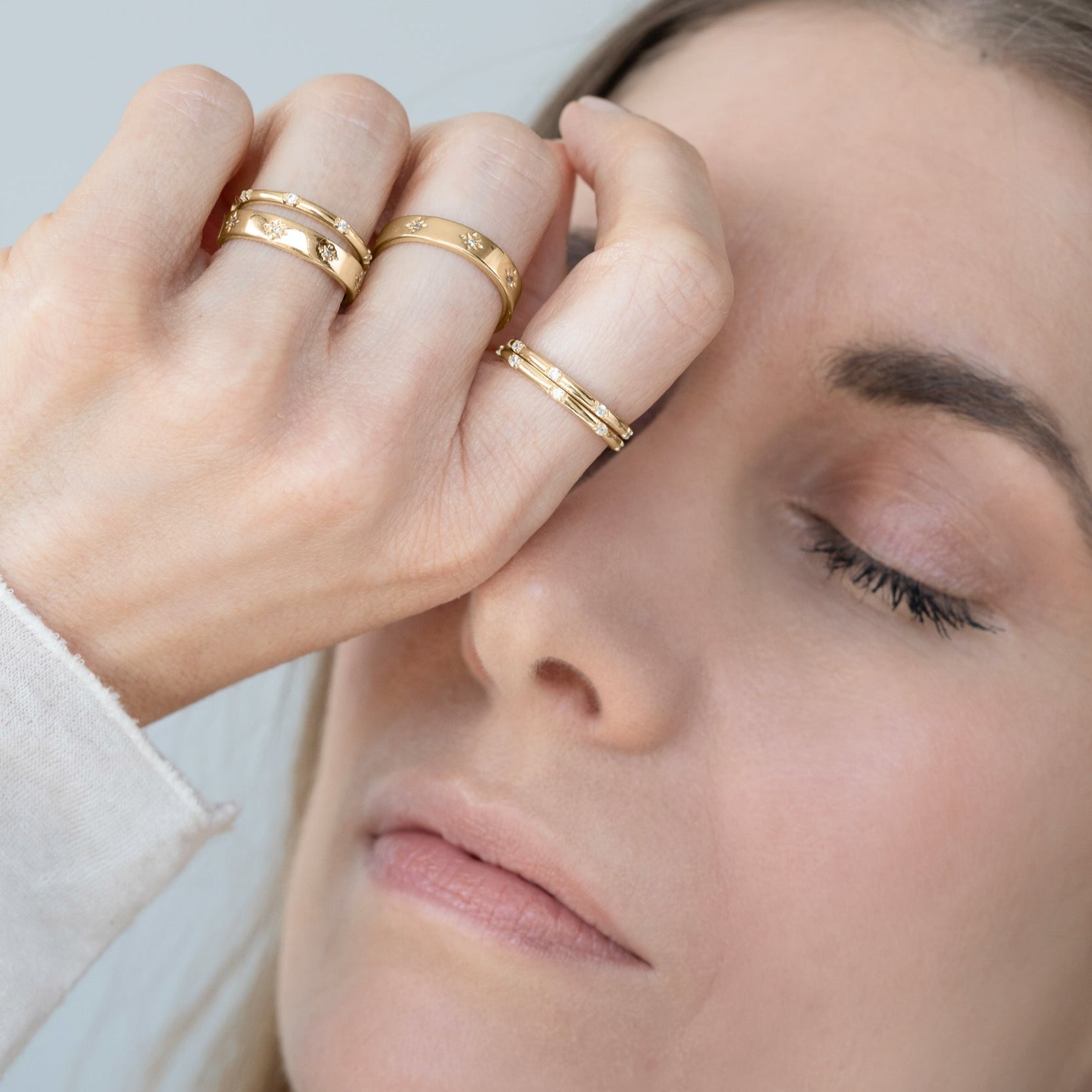 Ring Ellis - 18K Gold Vermeil - Ringe - eva før