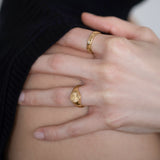 Ring Karl - 18K Gold Vermeil - Ringe - eva før